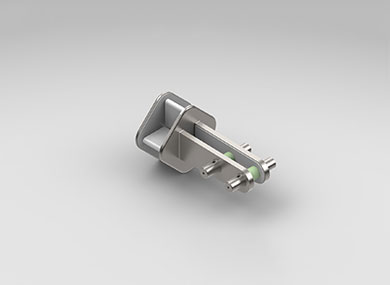 邯郸Fixed clamp for glass rib: L()BLG01