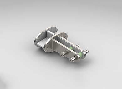 邯郸Fixed clamp for glass rib: TYBLG01