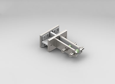Articulated clamp for glass rib: J()BLJ01-1