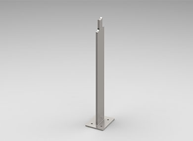 石家庄Single board guardrail post: DLZ-01