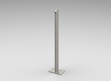 Single board guardrail post: DLZ-04