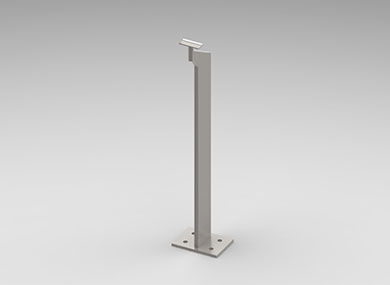 Single board guardrail post: DLZ-07