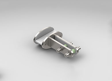 吉林Oval glass rib hidden cable fixing fixture: TYLYG01