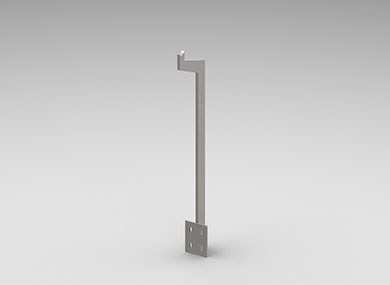 上海Single board guardrail post: DLZ-13